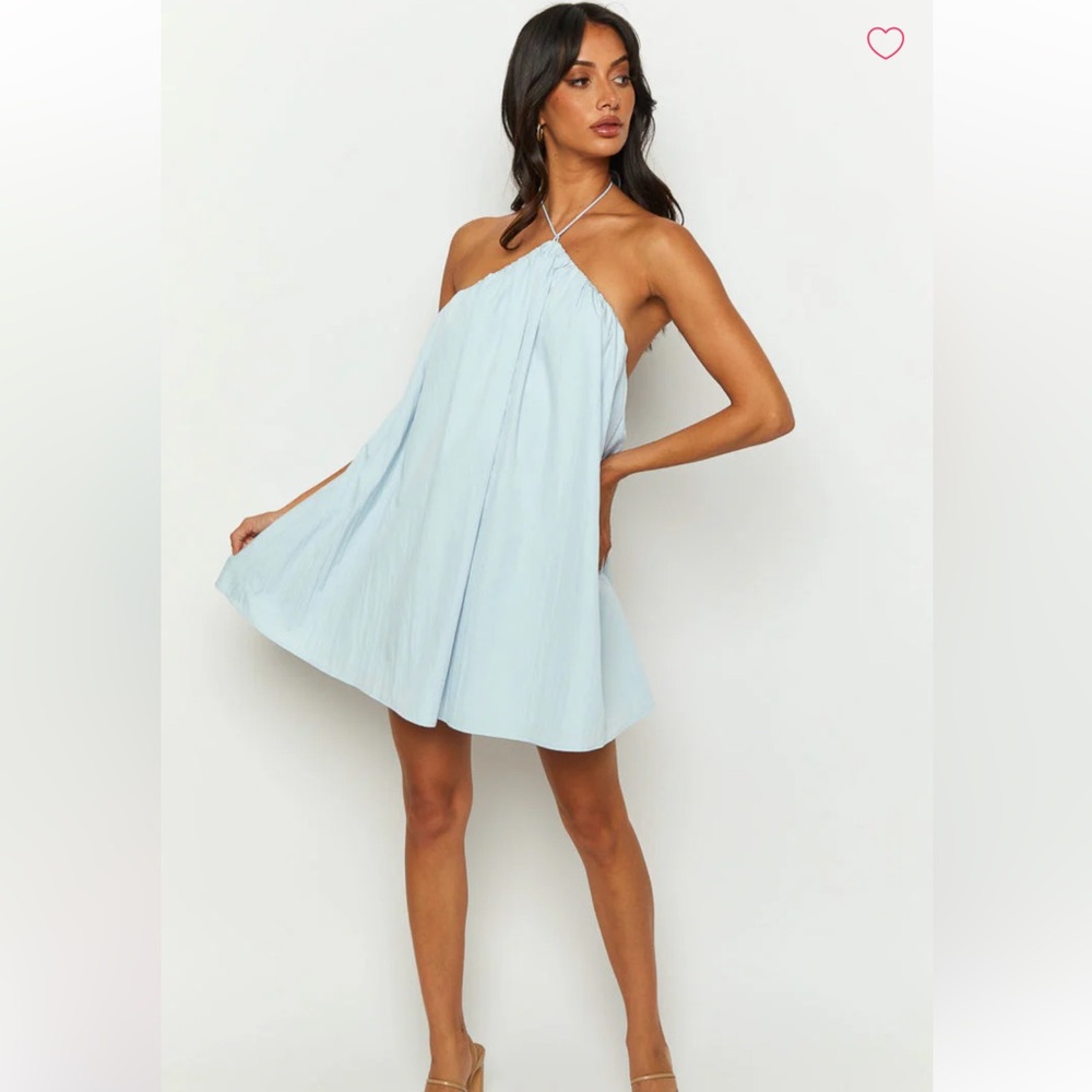 Beginning boutique halter dress